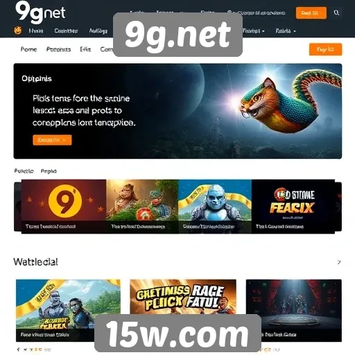 Navegando pelas principais seções do site 9g.net